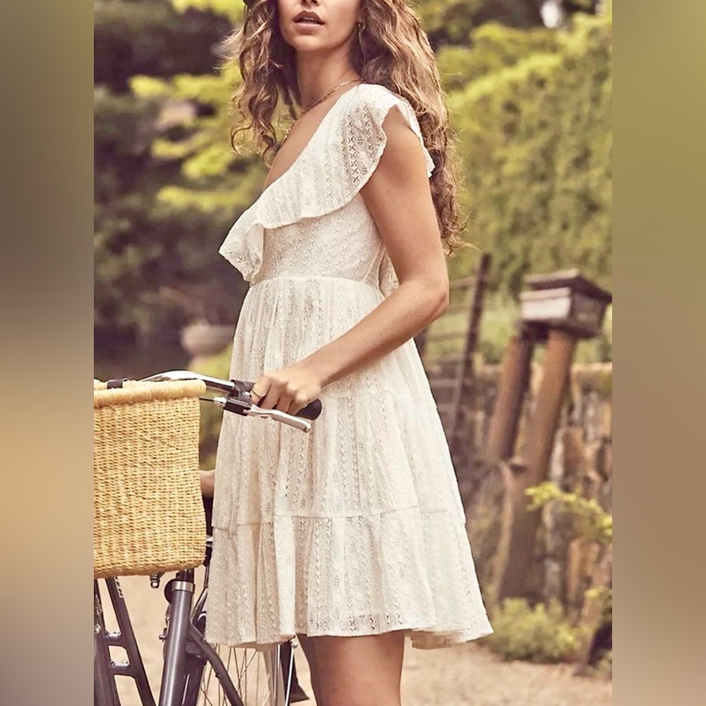 NWOT Free People Undone Lace Mini Dress Size XS - Picture 6 of 14
